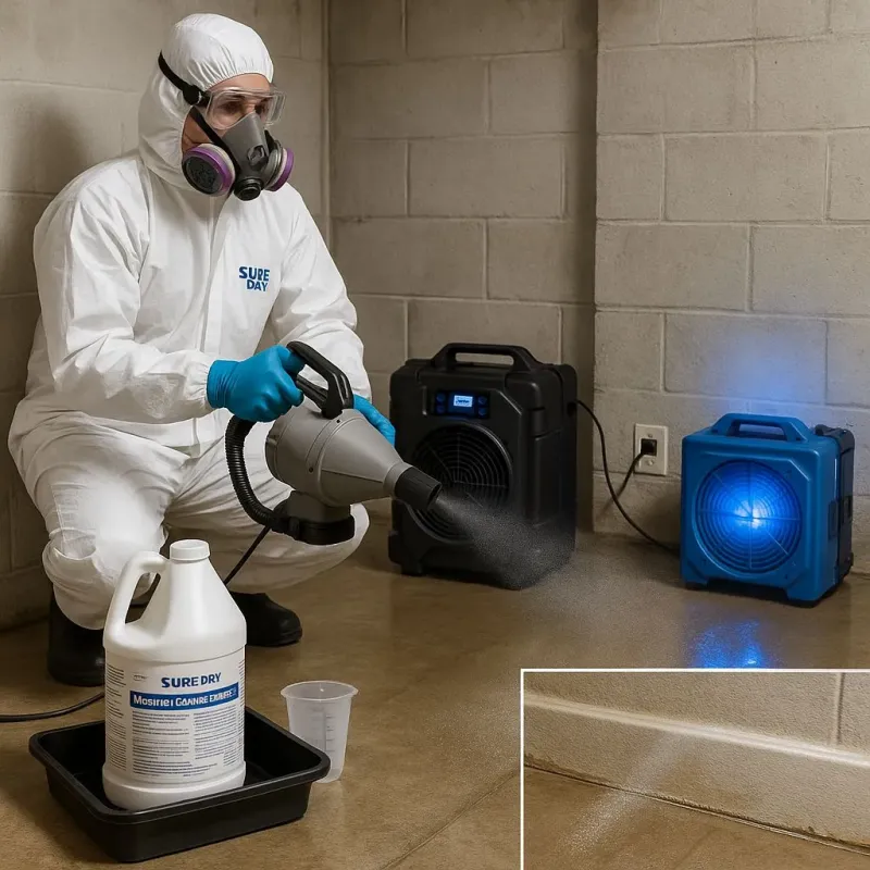 Sanitization and Odor Removal process in Scott Lake, FL